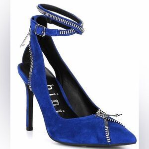 ❤️BRAND NEW Gianni Bini Tatum Zipper Detail Cut-Out Pumps